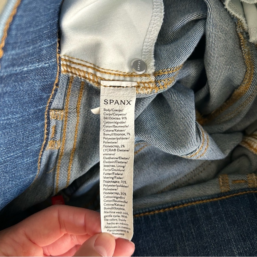 Spanx Seamed Front Wide Leg Jean small petite - Picture 13 of 15